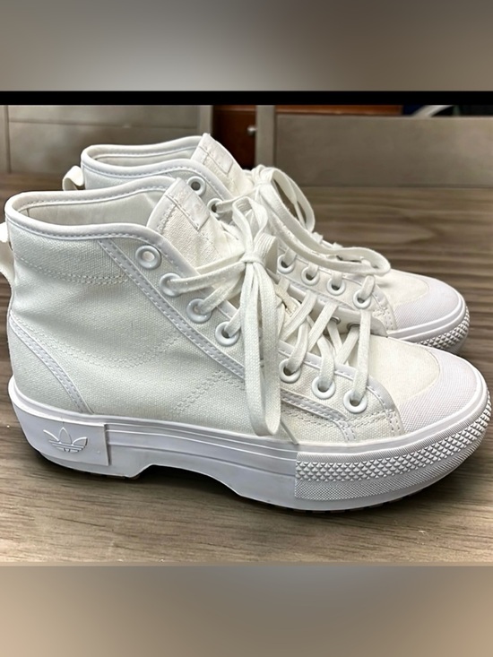 adidas Originals Shoes - ADIDAS NEZZA TREK PLATFORM SHOES WOMENS WHITE SIZE 6.5
